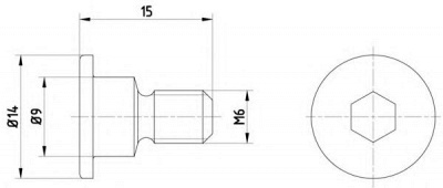 HELLA PAGID 8dz355209011 -  Болт, диск тормозного механизма